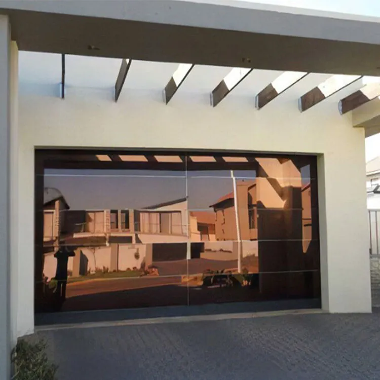 Contemporary Glass Garage Door 6