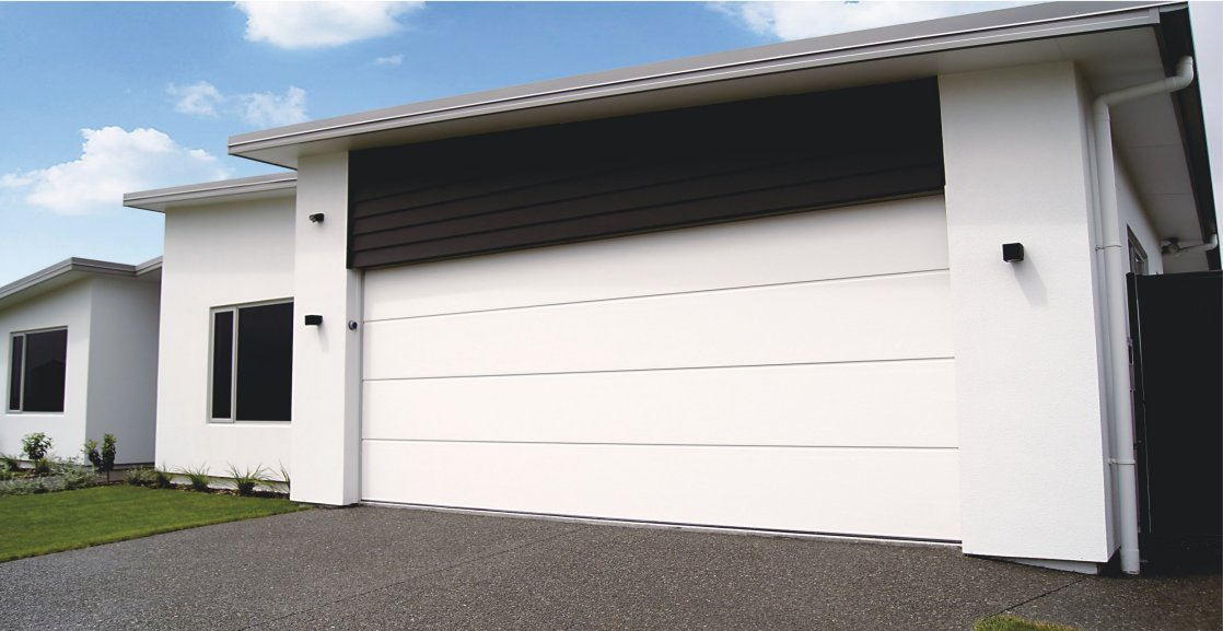 Premium Electric Flat Garage Doors with Flip Design for Villas