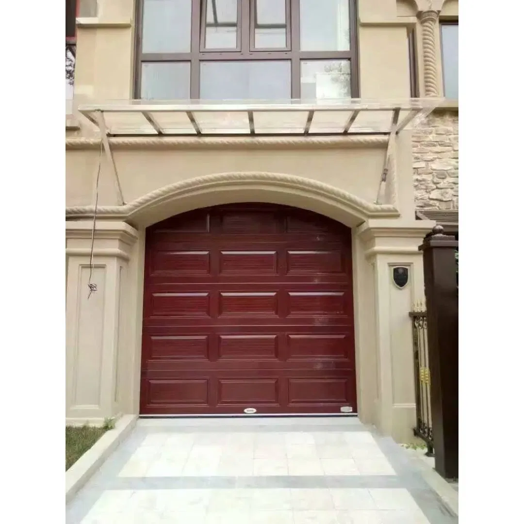 Modern Residential Commercial Automatic Insulated Electric Sectional Flush Steel Garage Door