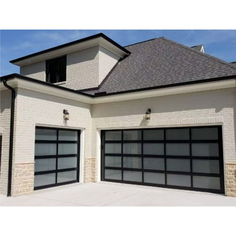 Luxury Flush Mount House Electric 16X7 Sectional Garage Door