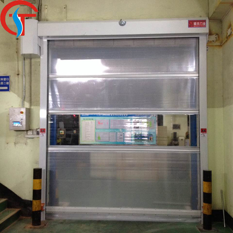 Fast Speed Roll up PVC Rapid Sheet Shutter Door