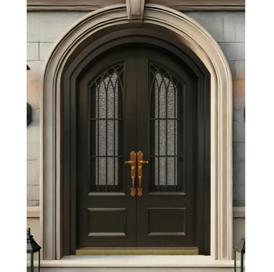 High-End Customized Exterior Security Metal Armored Entrance Steel Door for Anti-Theft