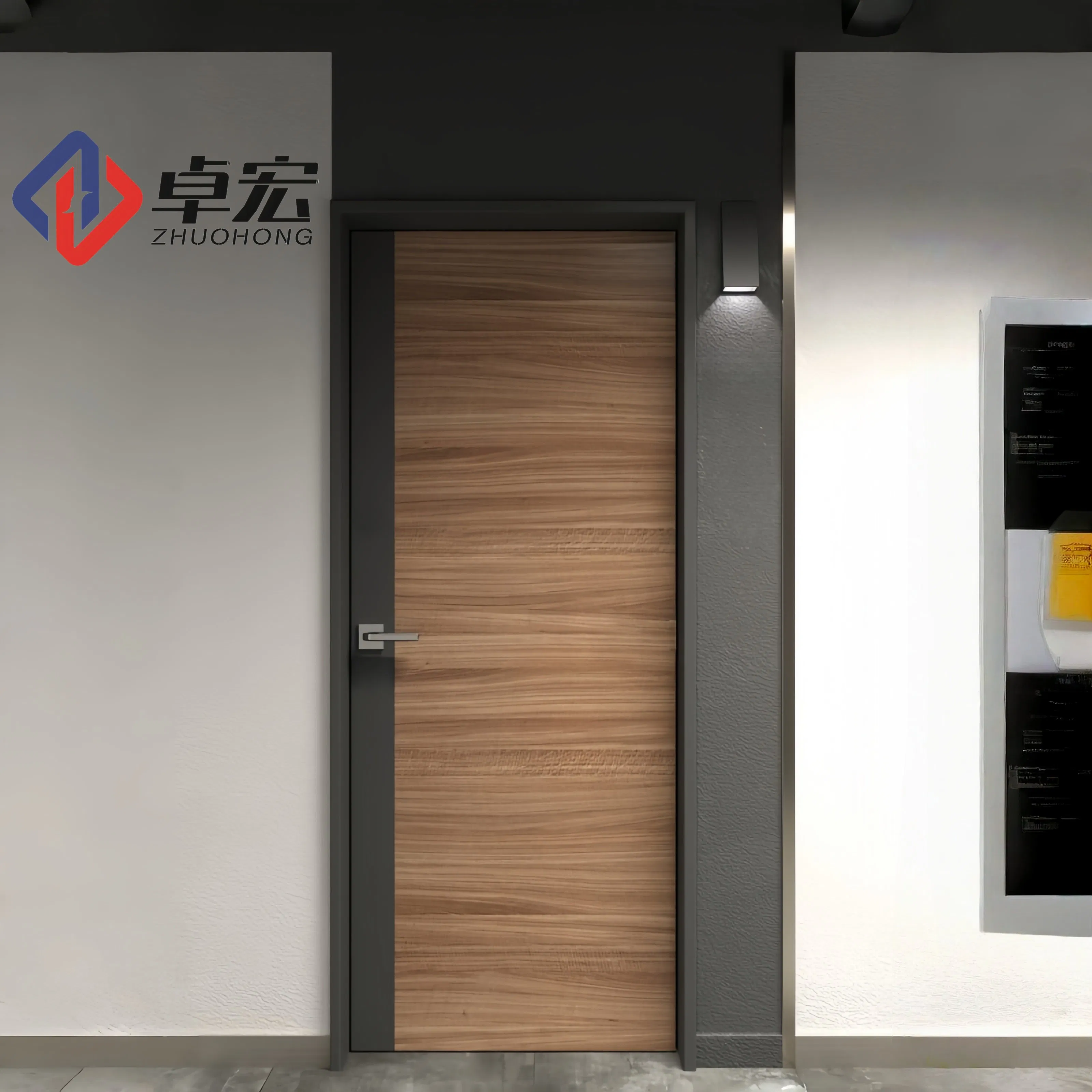 Premium Faux Wood Grain Door — Luxurious and Grand