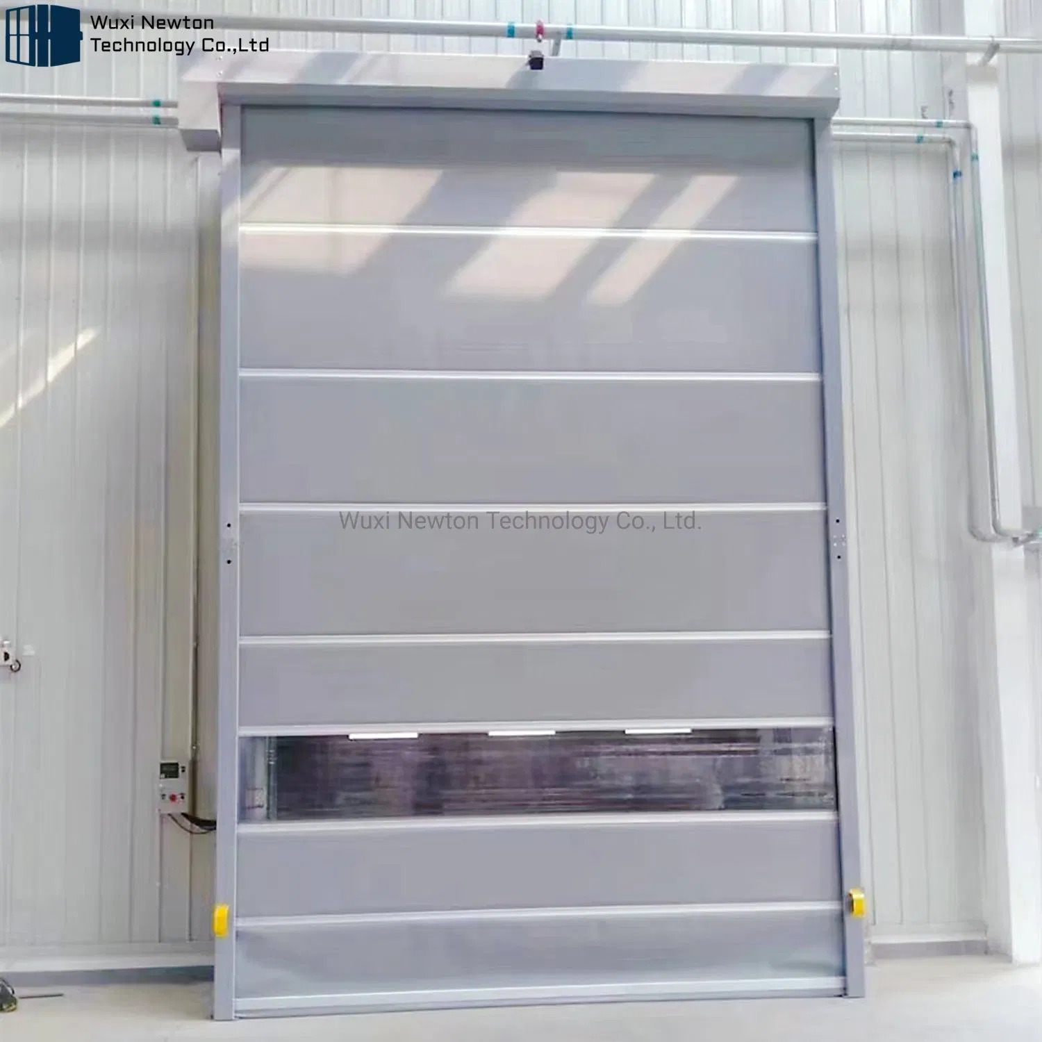 High Speed Roll up Sheet Shutter Door Aluminum PVC High Speed Spiral Door