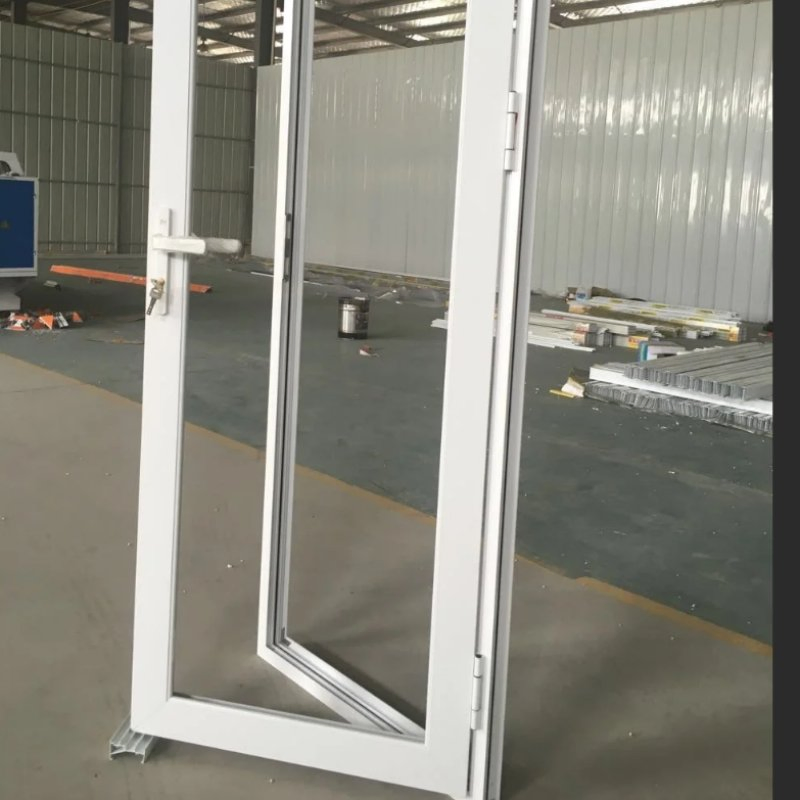 Modern Aluminum Double Door with Full View Low-E Glass