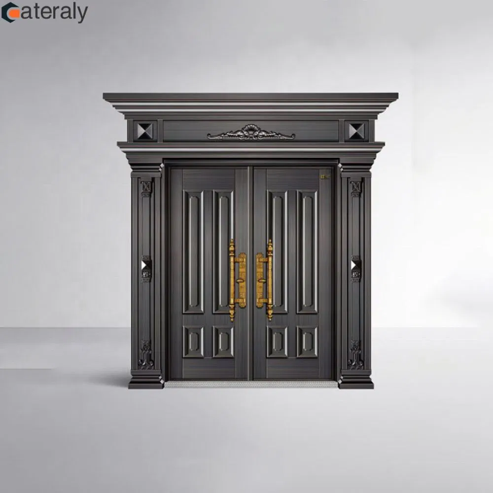 Cateraly Steel Security Main Entrance Door Apartment Exterior Door