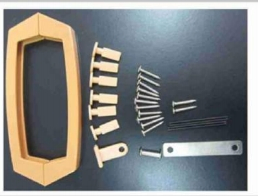 Faux Wood PVC Folding Door for Elegant Interiors