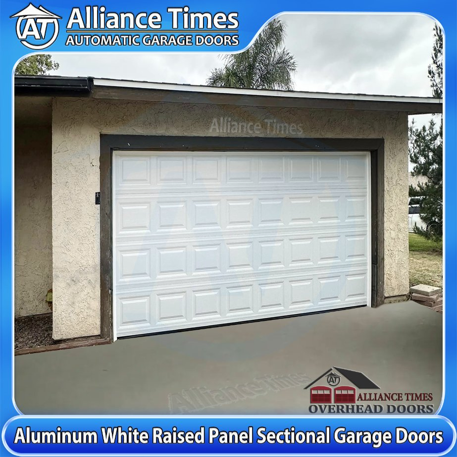 Stylish Faux Wood Finish Aluminum Garage Doors for Modern Homes