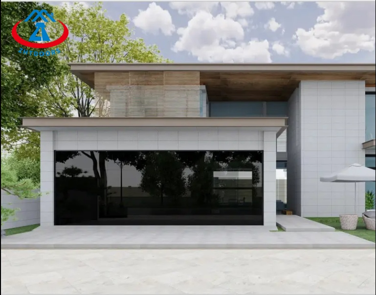 High Quality Products From Foshan, China Sizes and Colors Can Be Customized Glass Garage Carriage Doors