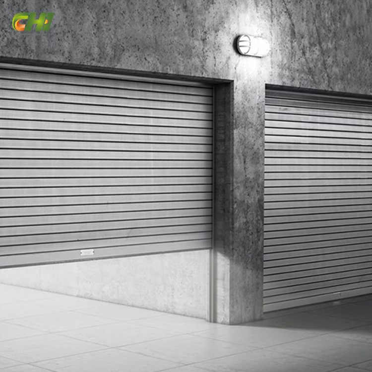 Vinyl PVC 16 Foot Grage Overhead Roll up Door Curtain Motor 110 3mm Vertical Roller Door Automatic Motor Rolling Door