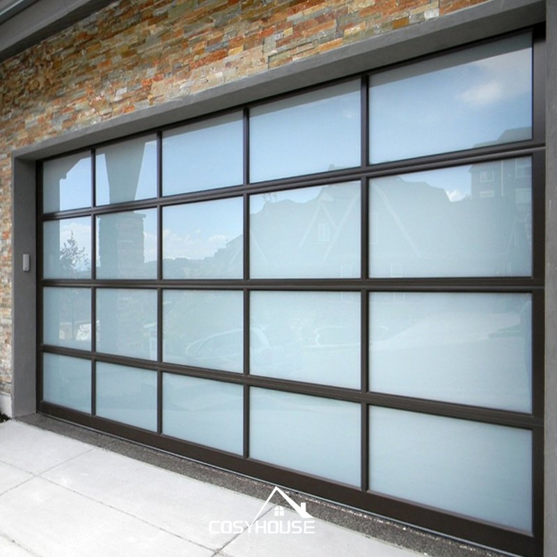 Modern Vertical Bi Folding Tilt up Deco Batten Garage Doors Slatted Aluminium Flush Mount Sectional Garage Door