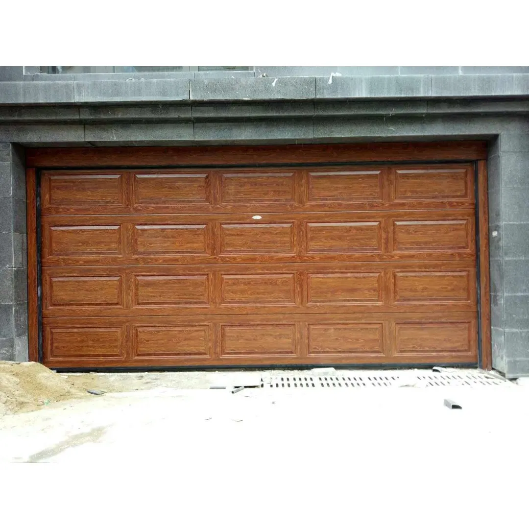 Modern Residential Commercial Automatic Insulated Electric Sectional Flush Steel Garage Door