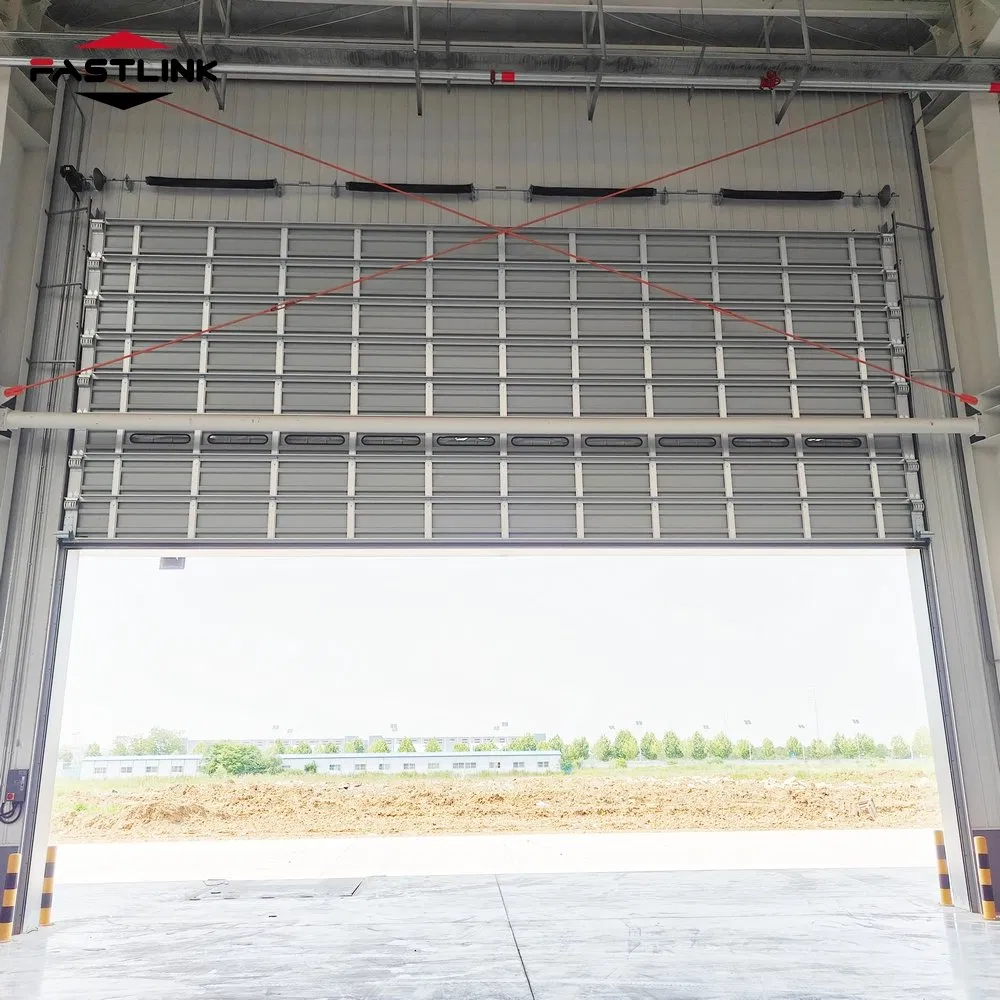 Fastlink Customized Logistic Aluminum Alloy Steel Single Panel Plank Overhead Sectional Doors