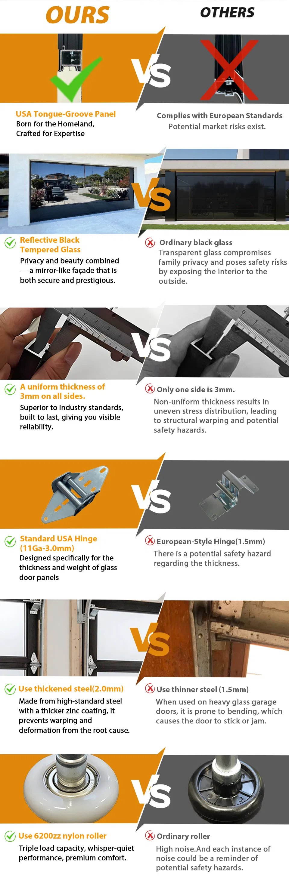 Glass Garage Door Detail 6