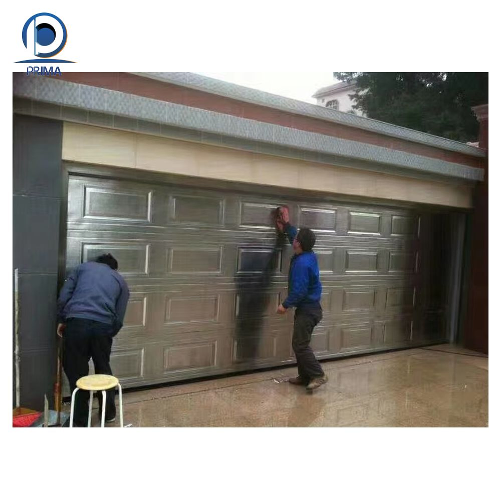 High Quality Garage Door with Flush Panel Automatic Aluminum Full View