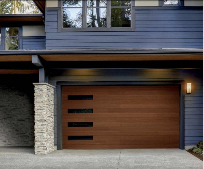 Customized Size Aluminium Garage Doors 16X8 Flush Panel Garage Door Price with PU Foam