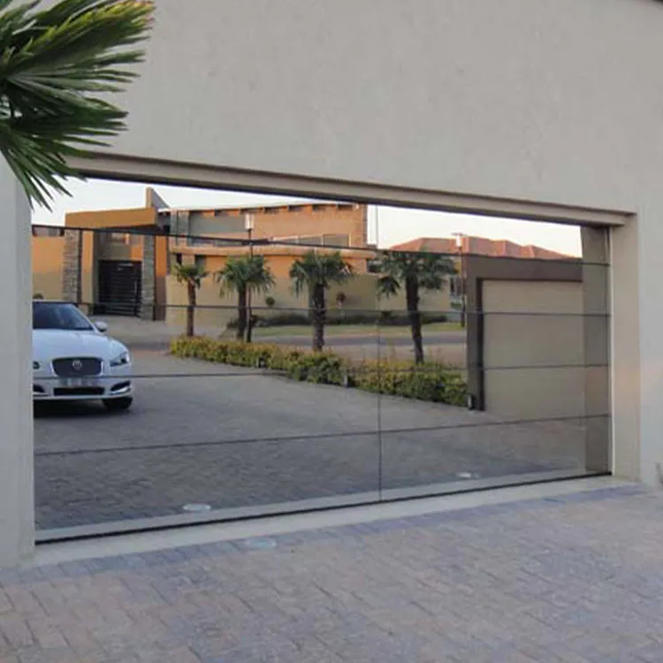 Contemporary Glass Garage Door 3