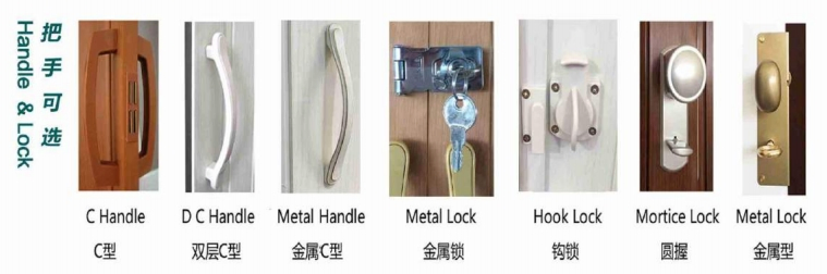 Compact PVC Accordion Door for Small Spaces