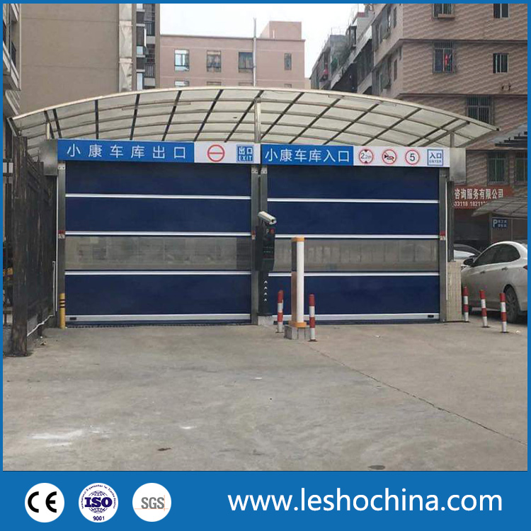 Industrial Electric PVC Fabric Soft High Speed Roll up for Vinyl Doors Food or Pharmaceutical Factory