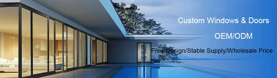 Aluminum Metal Modern Doors