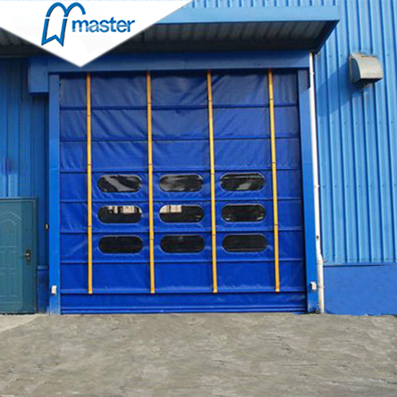 Master Well Wholesale Electric Roll up Fast Action Automatic PVC High Speed Stacking Door for Warehouse