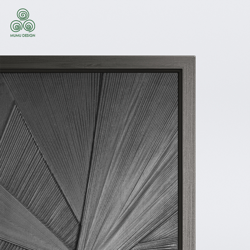 Custom Durable Weather Resistant Wooden 3D Panel Security Entrance Hotel Door