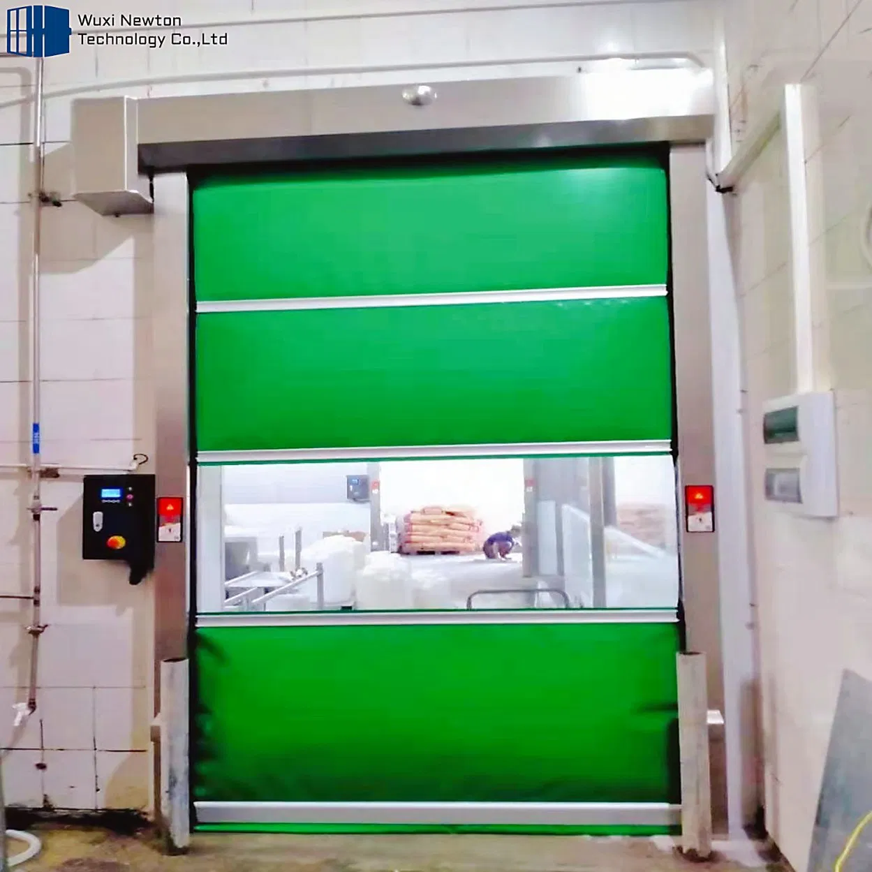 Good Quality Electric Windproof PVC High Speed Roll up Sheet Shutter Door