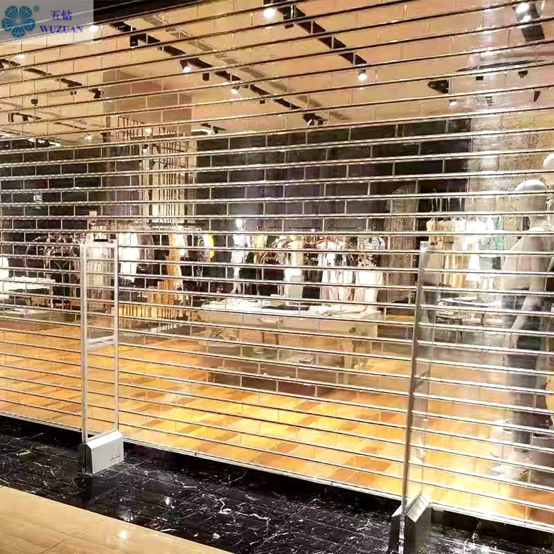 Commercial Transparent Roller Shutter Door Automatic Clear Polycarbonate Sheet Roll up Door