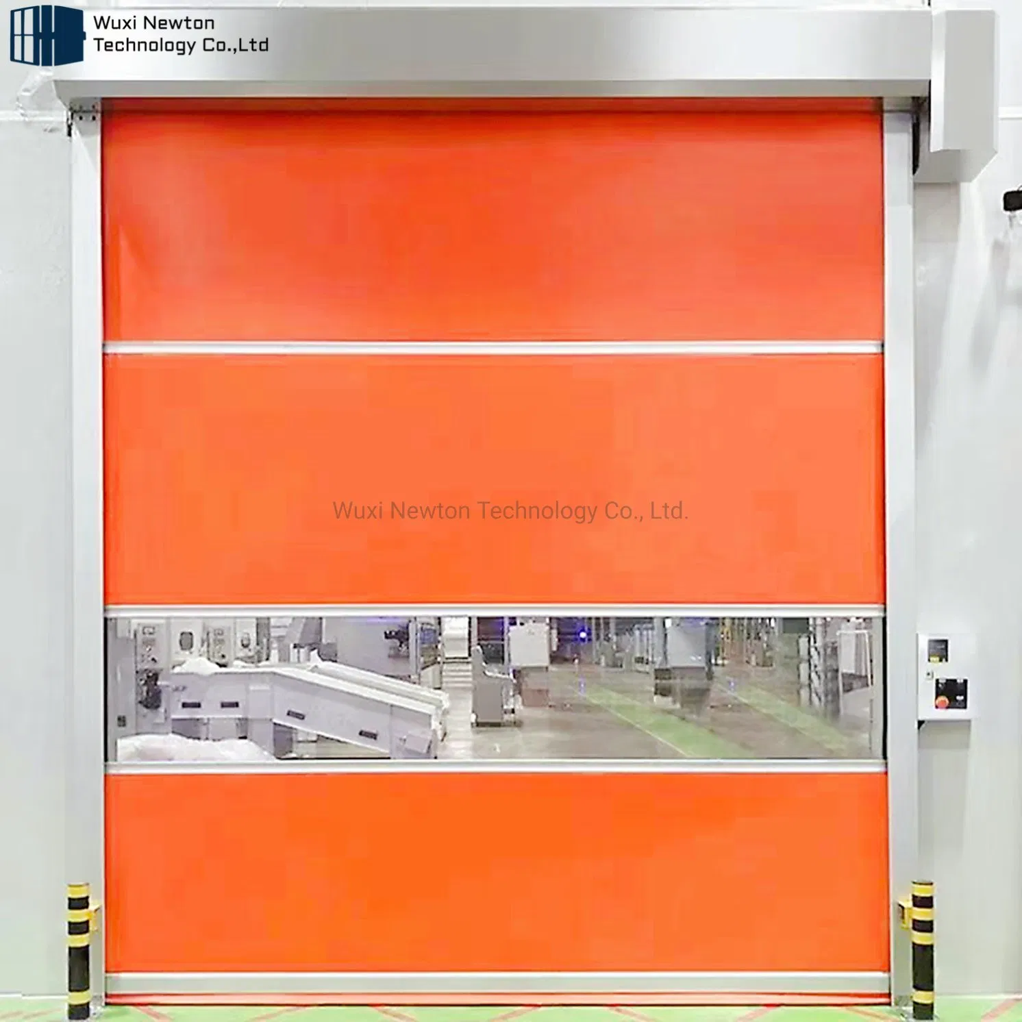 High Speed Roll up Sheet Shutter Door Aluminum PVC High Speed Spiral Door