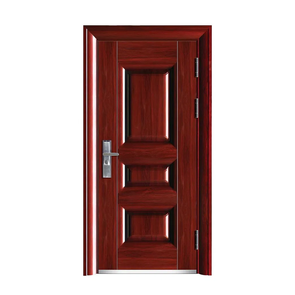 China Steel Aluminum Door Security Entrance Interior Guangdong Exterior Metal Modern Wrought Iron Front Single Double Armored Pivot Windows and Door Price