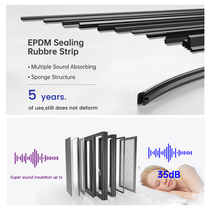 Eehe Heavy Duty Aluminium Collapsible Glass Patio Doors with Heavy Duty Hardware out Swing in Swing Options CE