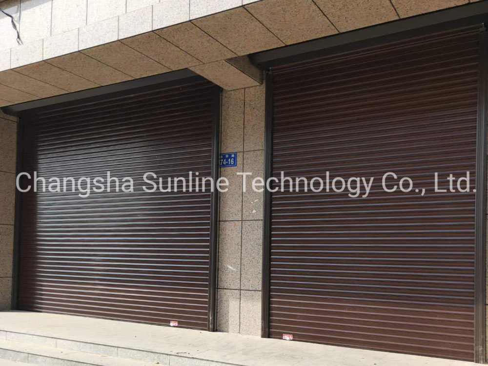 High-Grade Imitation Copper Rolling Shutter Garage Door
