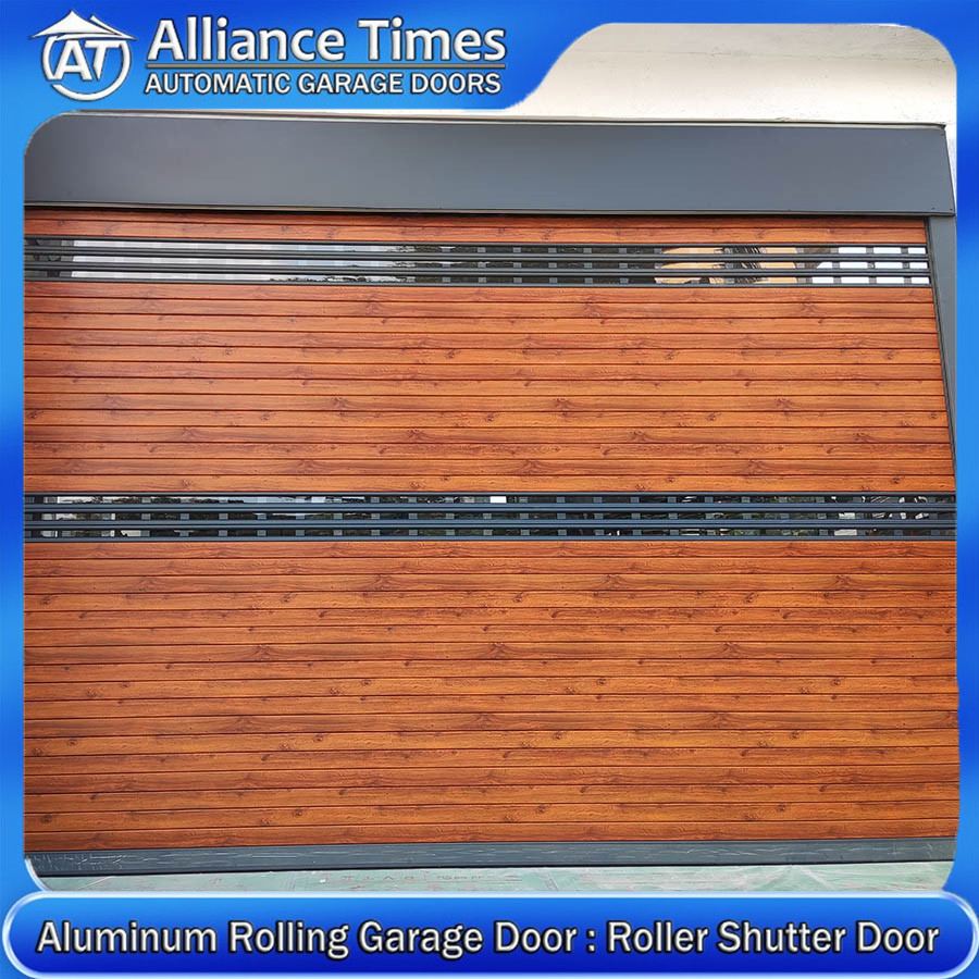 Heavy-Duty Aluminum Alloy Automatic Rolling Garage Doors for Warehouses
