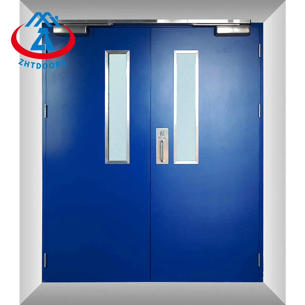 En Certificated Zhtdoors Ulul Certificated Price of Stainless Steel Fire Proof Rated Doors