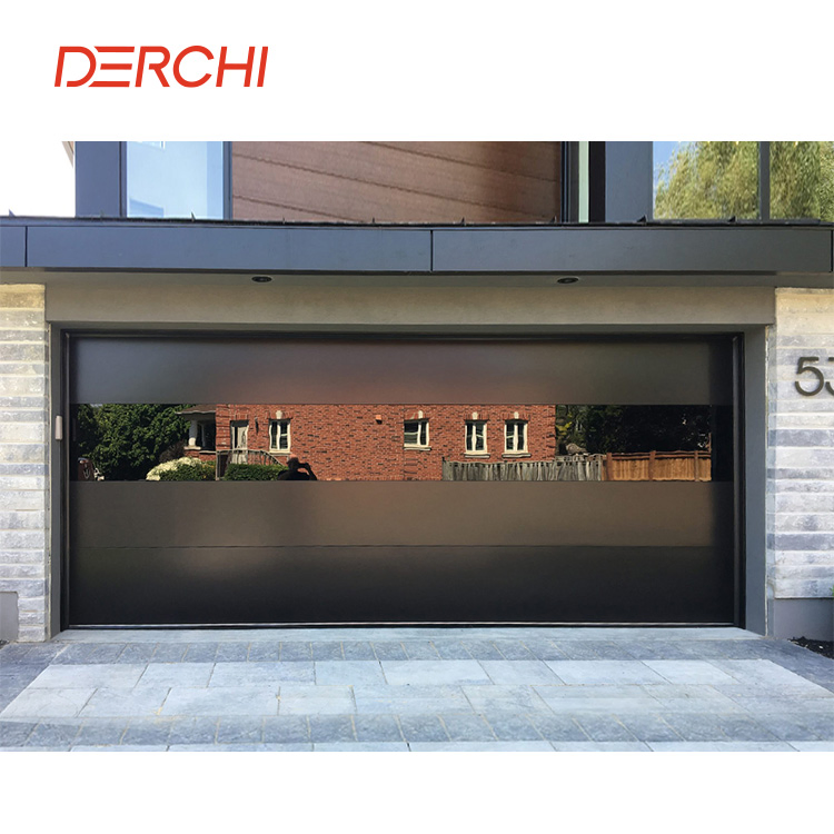 Aluminum Glass Garage Door 9*8' or 8X7' or 16*8' Full View Tempered Glass Garage Doors