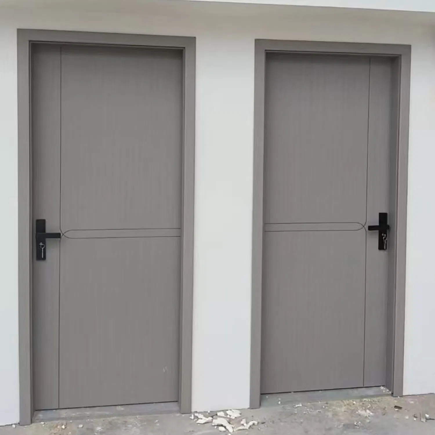 Interior Wooden Sliding Timber Room Solid Wood PVC Smart Lock Entrance HDF Interior Pine Solid Timber Entry Wooden Pivot Glass Wooden Double Front Entry Door