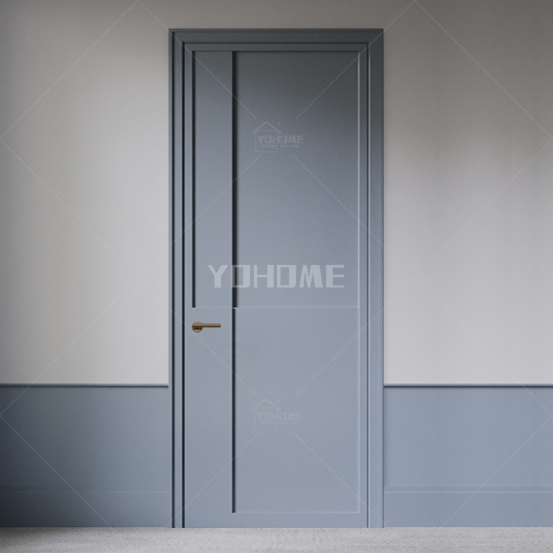 Guangdong Yohome Custom Wooden Doors for Internal Room Best Wood Door Design Semi Solid Core HDF MDF Interior Doors