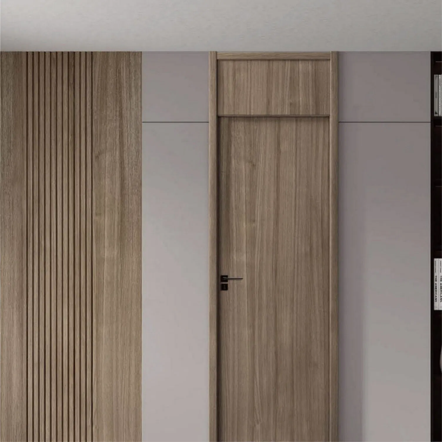 Cost-Effective Fire Rated Luxury Interior Wood Wooden Door for Modern House