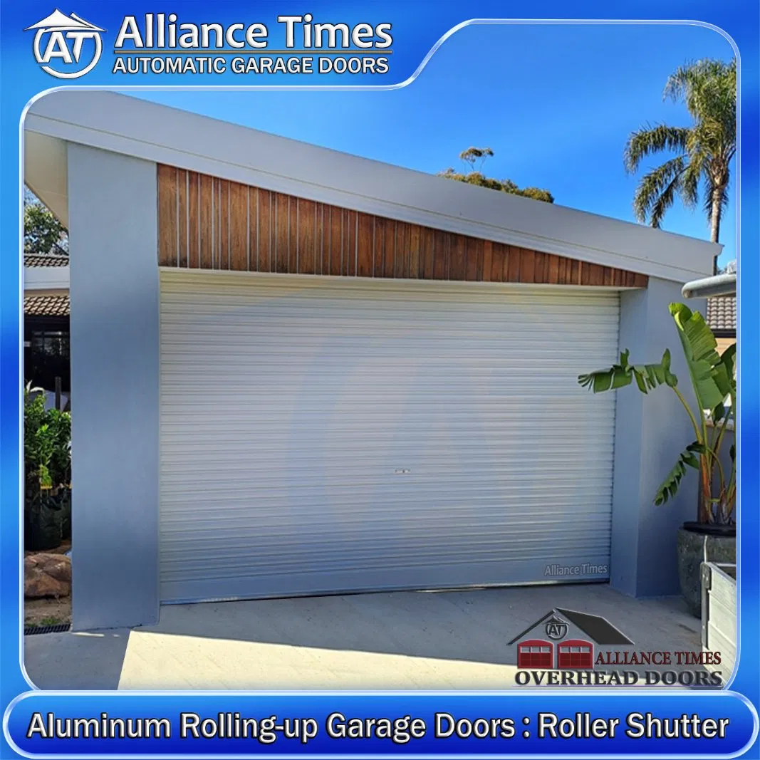 Remote Control Aluminum Rolling Shutter Door with Battery Backup System