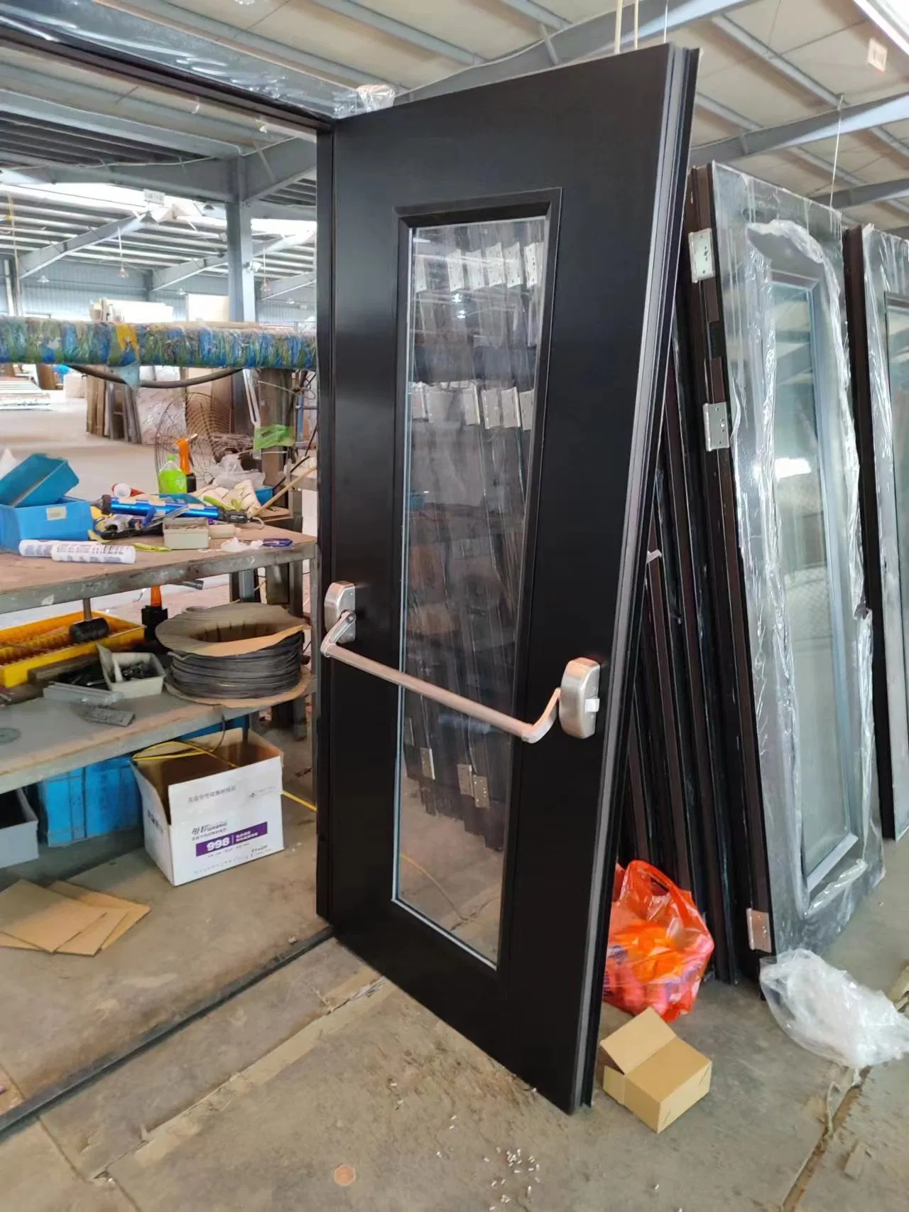 UL Fire Rated Glass Door Emergency Fire Exit Fireproof Door