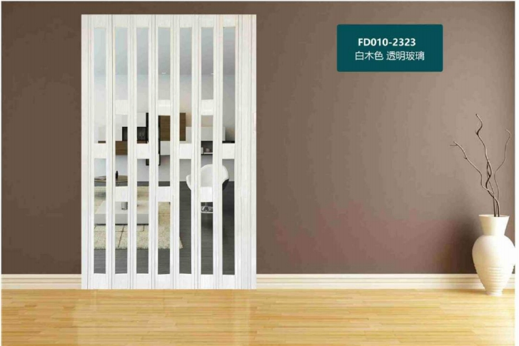 Compact PVC Accordion Door for Small Spaces