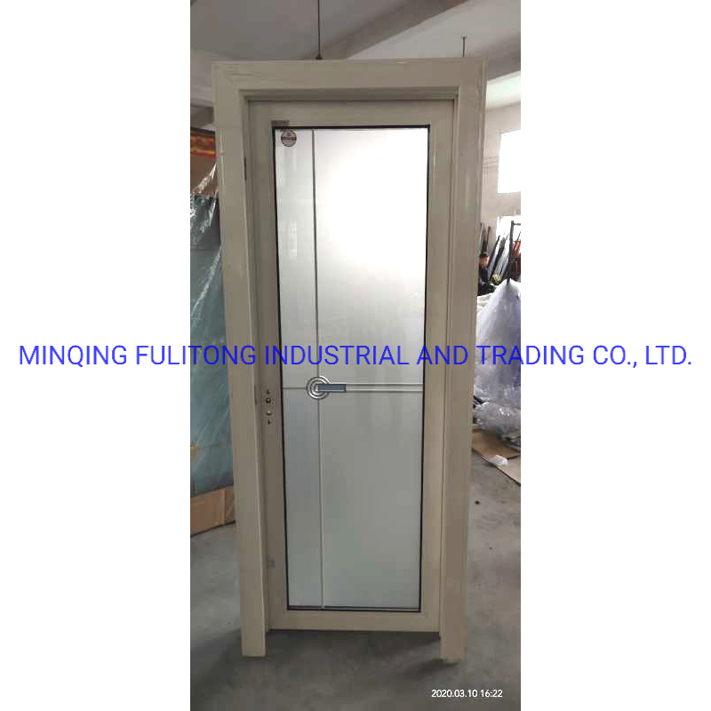 Interior Glass Steel Security Wooden Balcony Sliding Aluminium Door