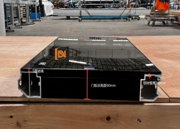 Best Price Full Flat Glass Sectional Garage Doors