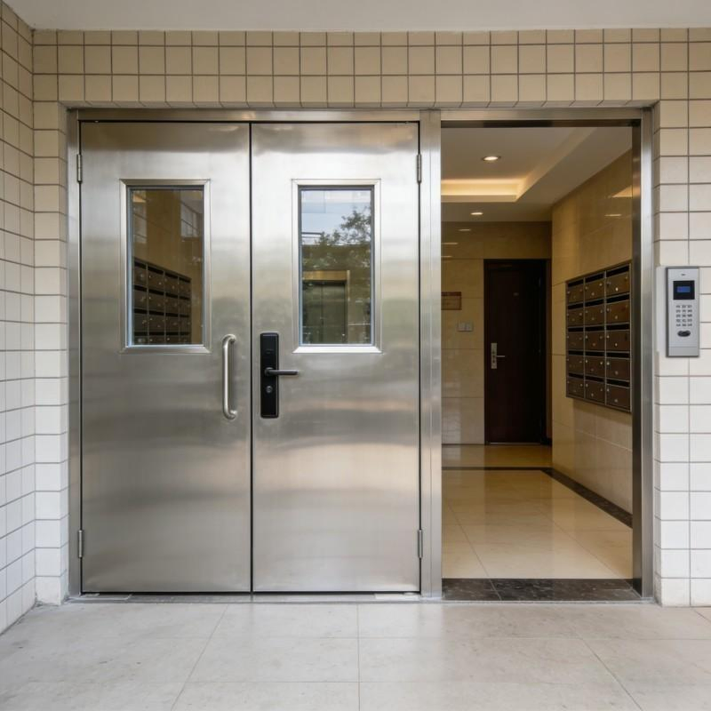Custom Stainless Steel Door Offering Superior Durability and Style