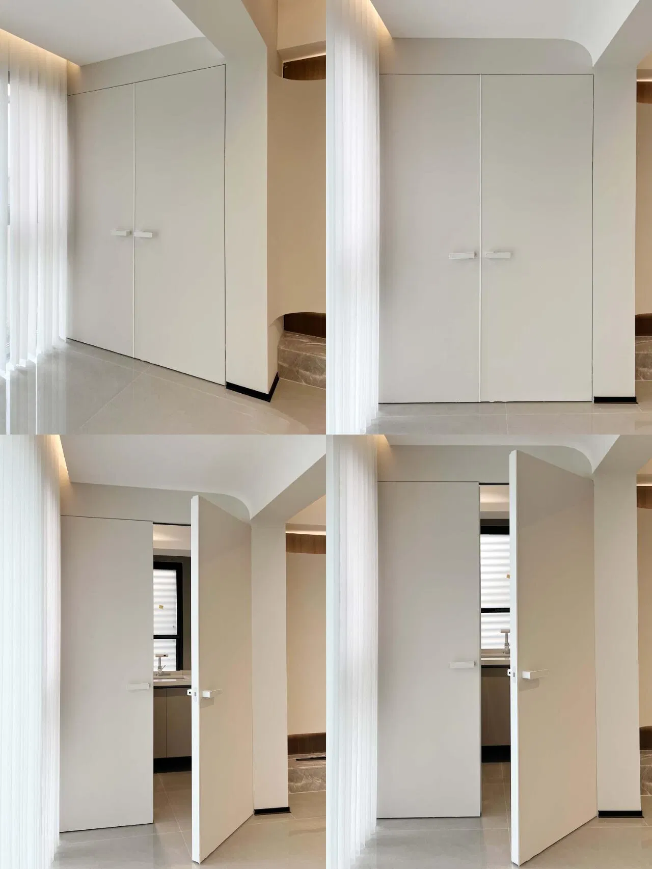 High End Fire Rated Door Double Opening Interior Wooden Doors