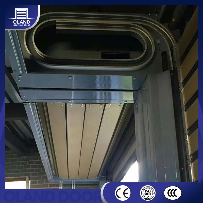 Efficient Durable Industrial Spiral High Speed Doors Hard Insulated Aluminum Fast Roller Door Rapid Efficient Rolling Shutter Doors for Industrial or Warehouse