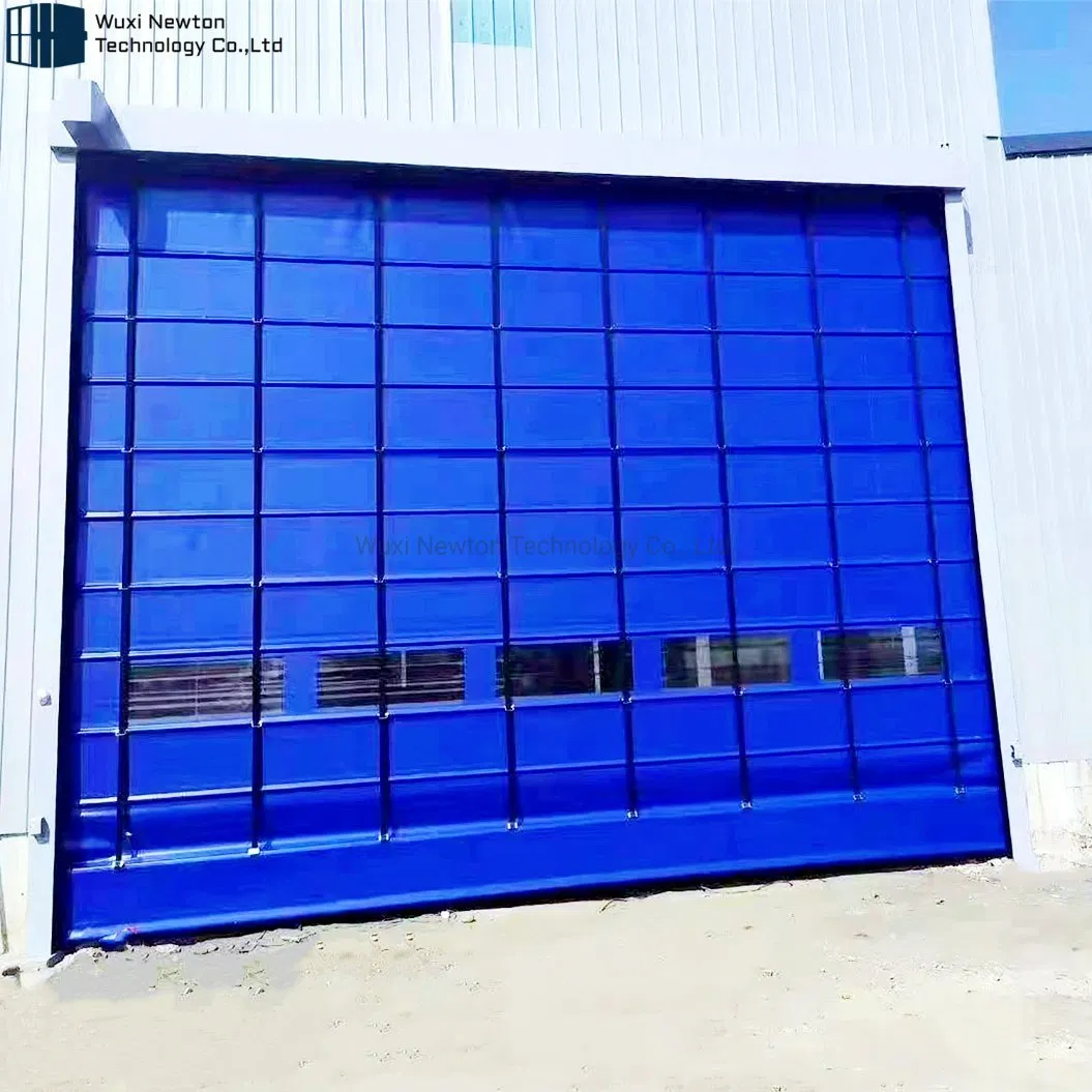 Automatic Rapid Stacking Door High Speed Rolling Fast Plastic Folding Door Roll up PVC Sheet Shutter Door Factory Price