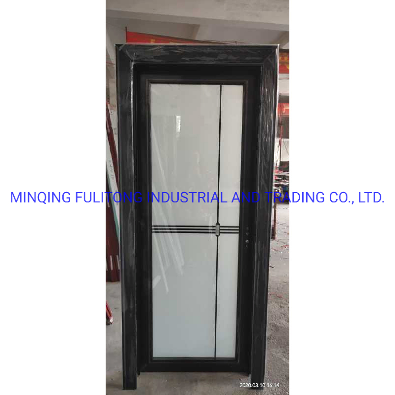 Interior Glass Steel Security Wooden Balcony Sliding Aluminium Door