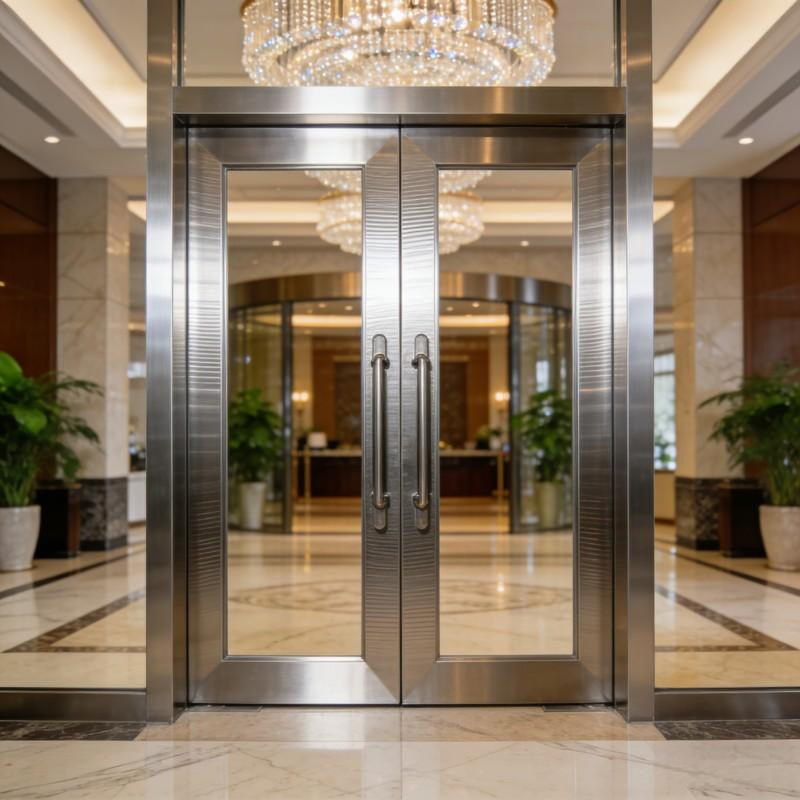 Custom Stainless Steel Door Offering Superior Durability and Style