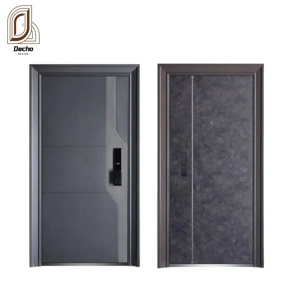 Reinforced Front Security Steel Door with Multi Point Locking System